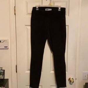 Old Navy super skinny size 12 black stretch jeans